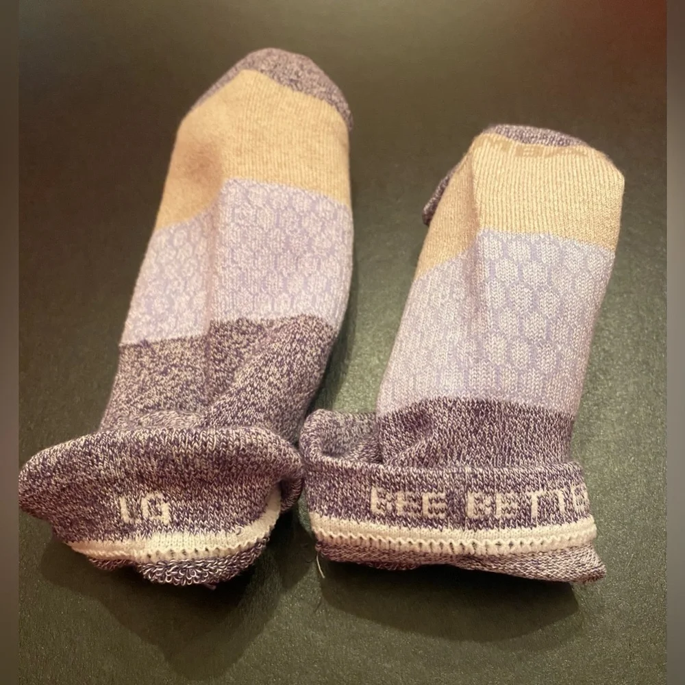 Bombas 2 Pair Woman's Socks‎ Size Large NWOT